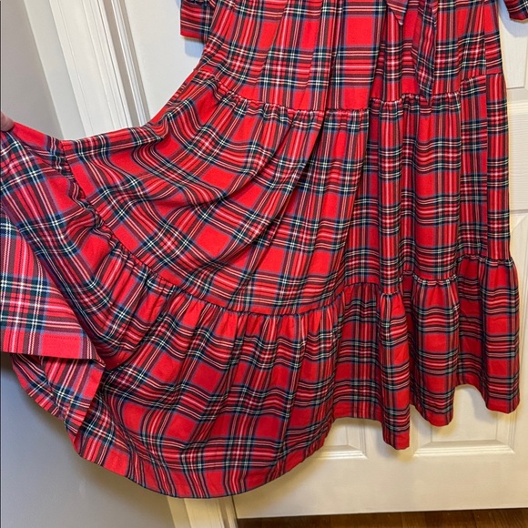 Boden Alba Check Tie Waist Long Sleeve Maxi Dress Size 2 - Picture 10 of 16